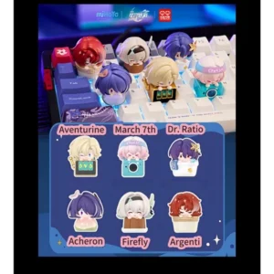Hộp Mù Keycap Game Honkai Star Rail ver2 Nút Gắn Bàn Phím Móc Khoá Blindbox